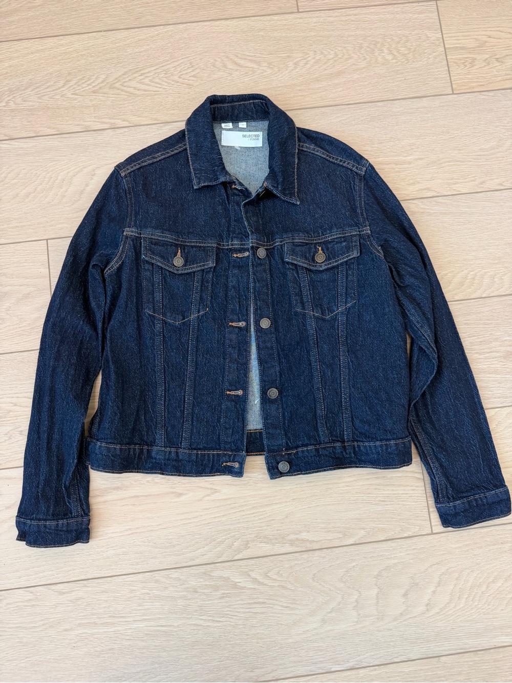 Selected Femme Dark Indigo Denim Jacket